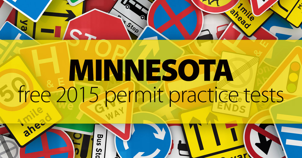 FREE Minnesota DMV Permit Practice Test (MN) 2015