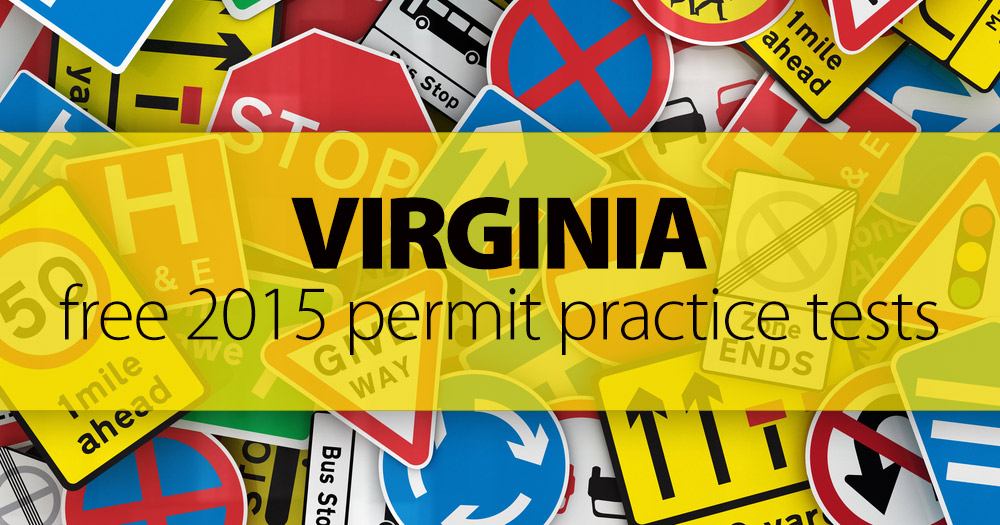 FREE Virginia DMV Road Signs Permit Practice Test 2016 VA