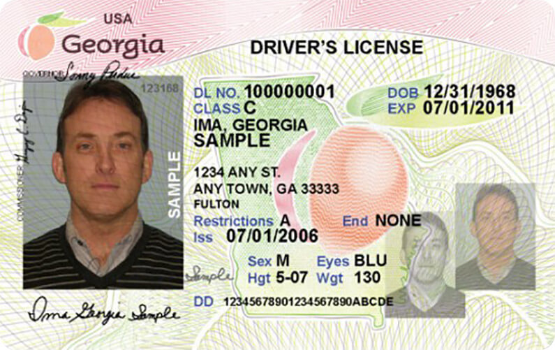 driver's license in Georgia