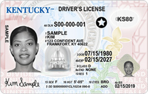 driver's license in Kentucky