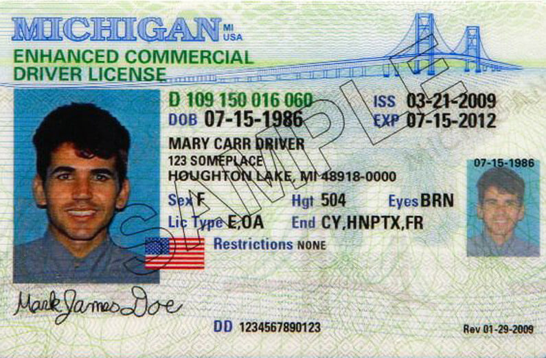 michigan commercial drivers license