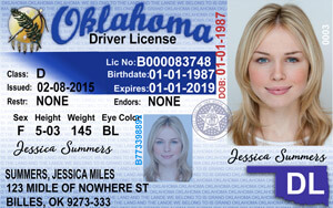 driver's license in Oklahoma