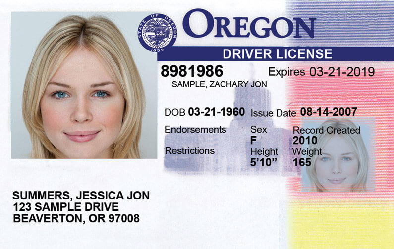 driving test license sample 2019 Permit (OR) DMV One Oregon Test Practice FREE