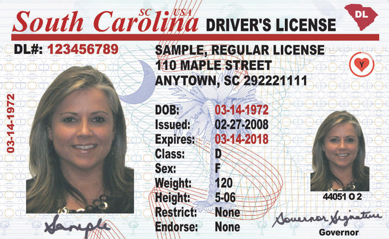 Sc Dmv Eye Exam Chart