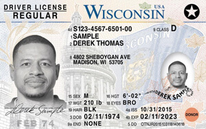 WI DMV driver's license