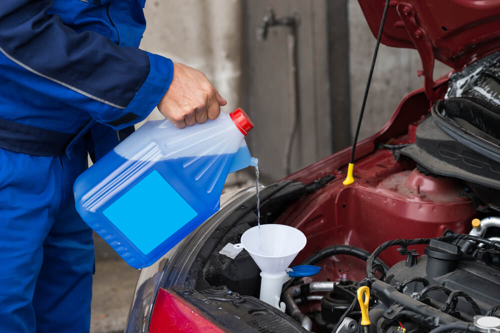 you should check your windshield wiper fluid level