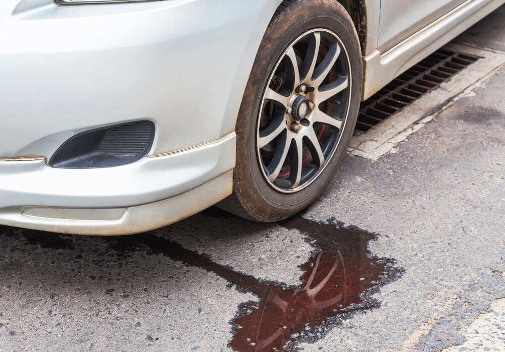 Look for fluids dripping underneath your vehicle frequently and place drip pans until repairs can be made