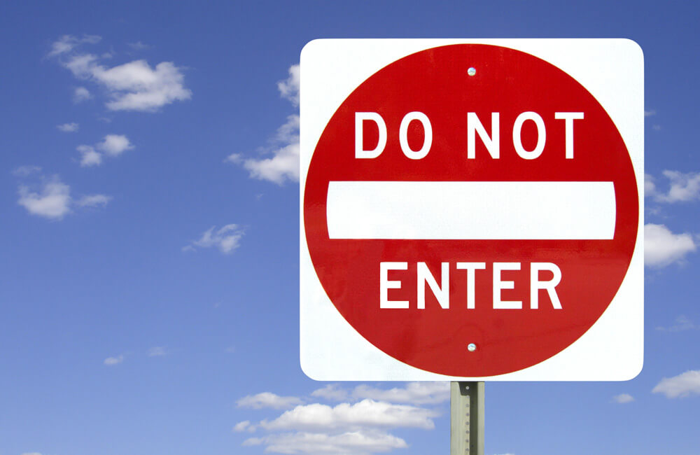 Do Not Enter Sign What Does It Mean 