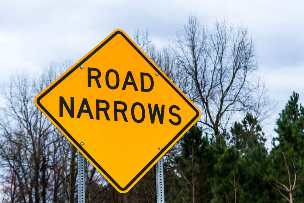 Road Narrows Sign: What Does it Mean?